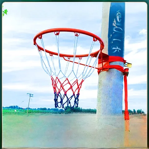 Outdoor Standard Basketball Rim Adult Backboard  Basketball Basket Wall-Mounted Basketball Rack Iron Material Sports Equ...