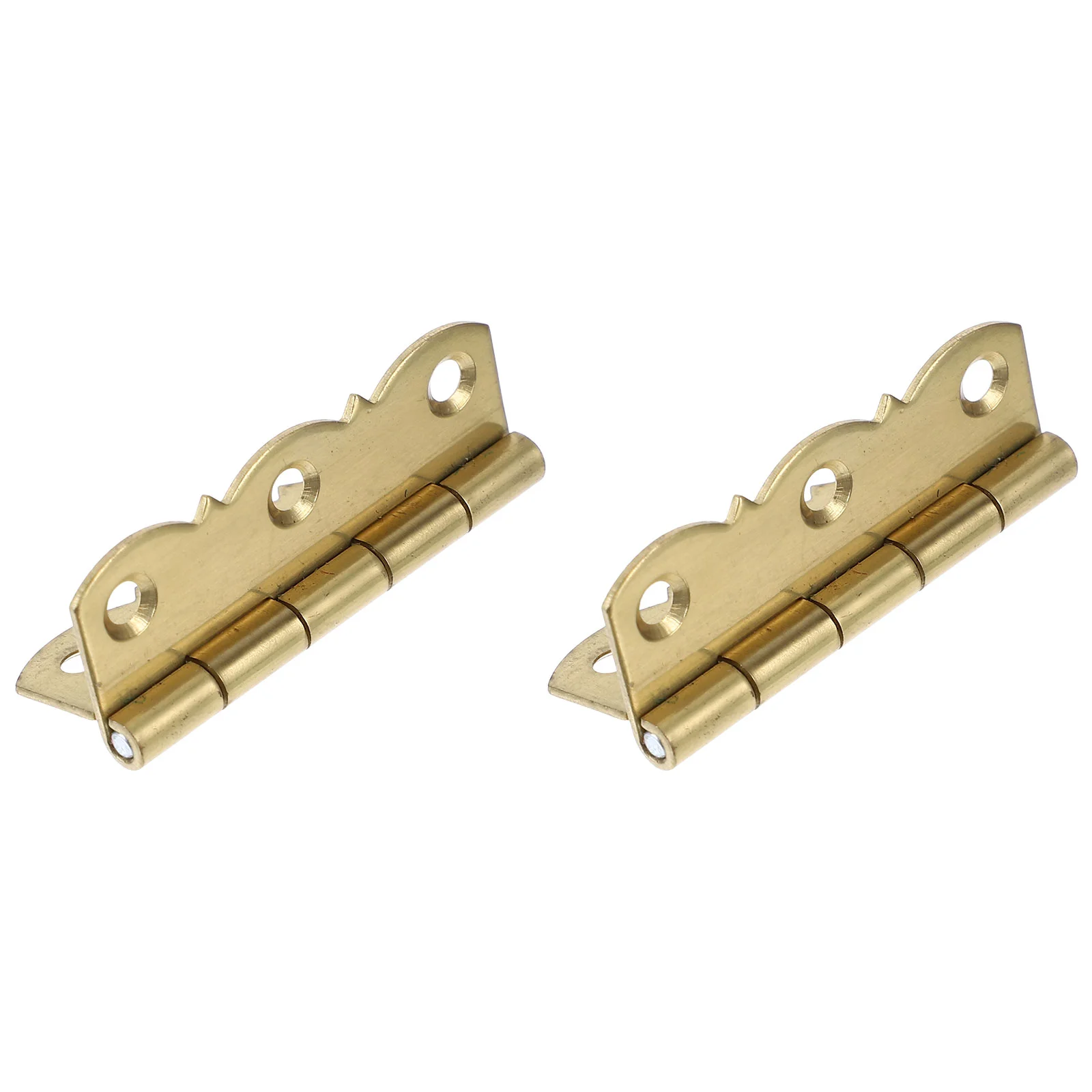 2 Pcs Piano Hinge Hinges for Cabinet Doors Butler Tray Wooden Copper Musical Instrument