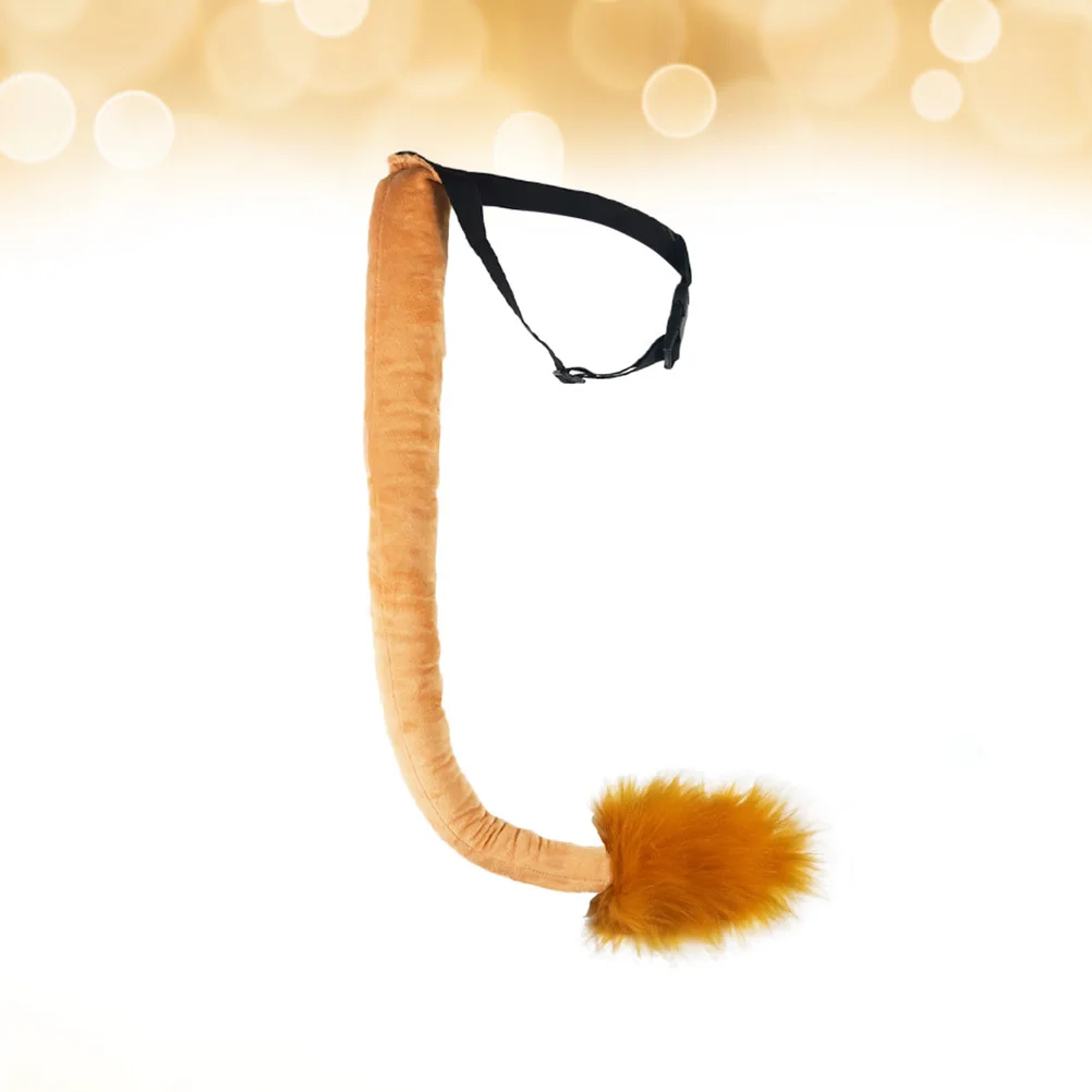 1Pcs Lion Tail Prop Reusable Premium Cloth Cosplay Halloween Role Playing Costume Accessories Animal Tail Lion Themed Costume