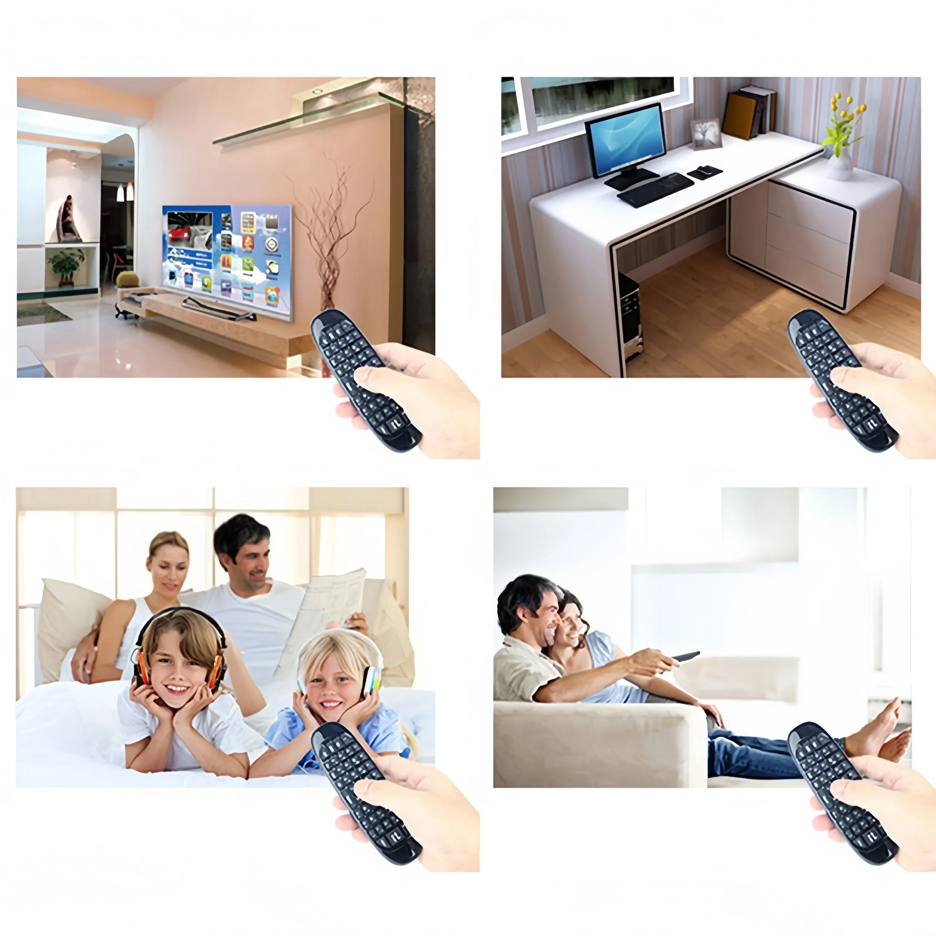 2.4G 무선 키보드 음성 제어 기능이 있는 플라잉 마우스가 있는 RGB 백라이트 미니 키보드 PC 프로젝터 TV BOX 노트북을 위한 IR 학습，2.4G Wireless Keyboard RGB Backlit Mini Keyboard with Flying Mouse