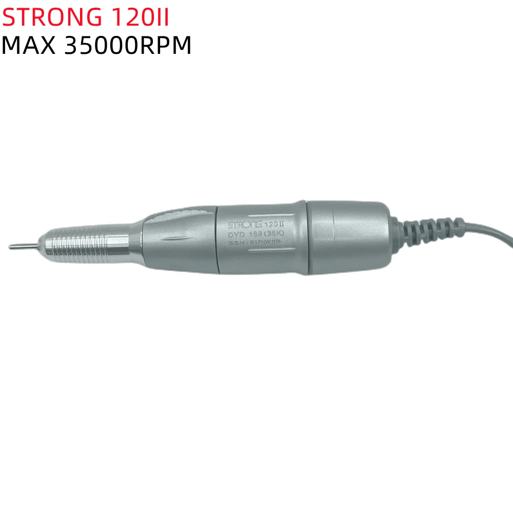 STlearG 210-Perceuse à ongles électrique, boîte de commande, 35000 tr/min, 65W, argent, poignée STlearG120II, machine à polir, manucure, ensemble de perceuse à ongles