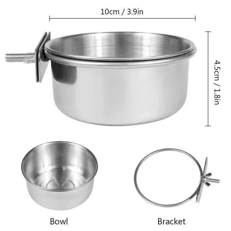 Stainless Steel Bird Bowl 5