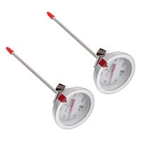 Water Temperature Probe Oil Gauge Cooking Thermometer Meat Thermometers Stainless Steel