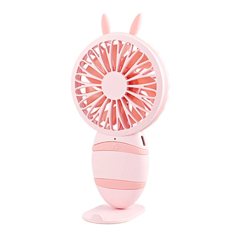 Mini-Handventilator, niedliches Design für stilvolle Kinder, Mädchen, drinnen und draußen, auf Reisen