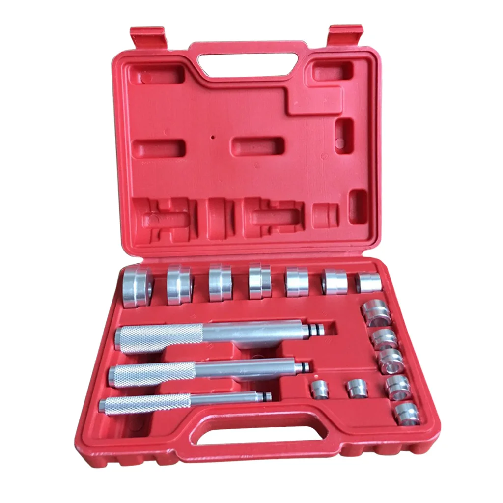 17PCS /Set  Bushing Bearing Driver Installer Remover Inserting Tool kit with Case Car Hand Tools