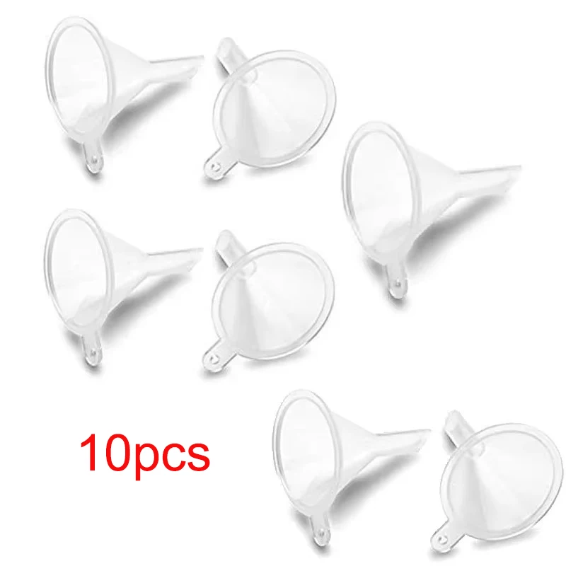 3/5/10, Mini Trechter Vullen Lege Fles Verpakking Tool Voor Reis Plastic Mini Kleine Trechters Voor Parfum Vloeistof Essentieel