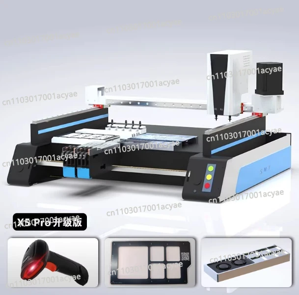 Double-Head Three-Vision SMT Pick & Place Machine – Fully Automatic Desktop Chip Mounter for PCB Prototyping view 3