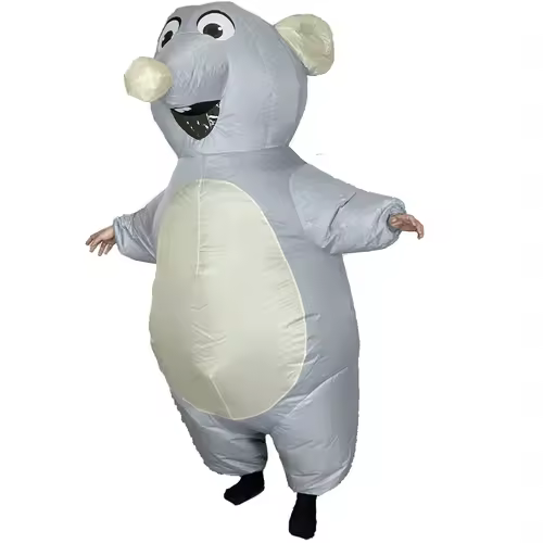 Inflatable Mouse Costume for Adult Blow up Mouse Rat Cosplay Costume Funny Halloween Party Carnival Cosplay Costume Suit - Image 7