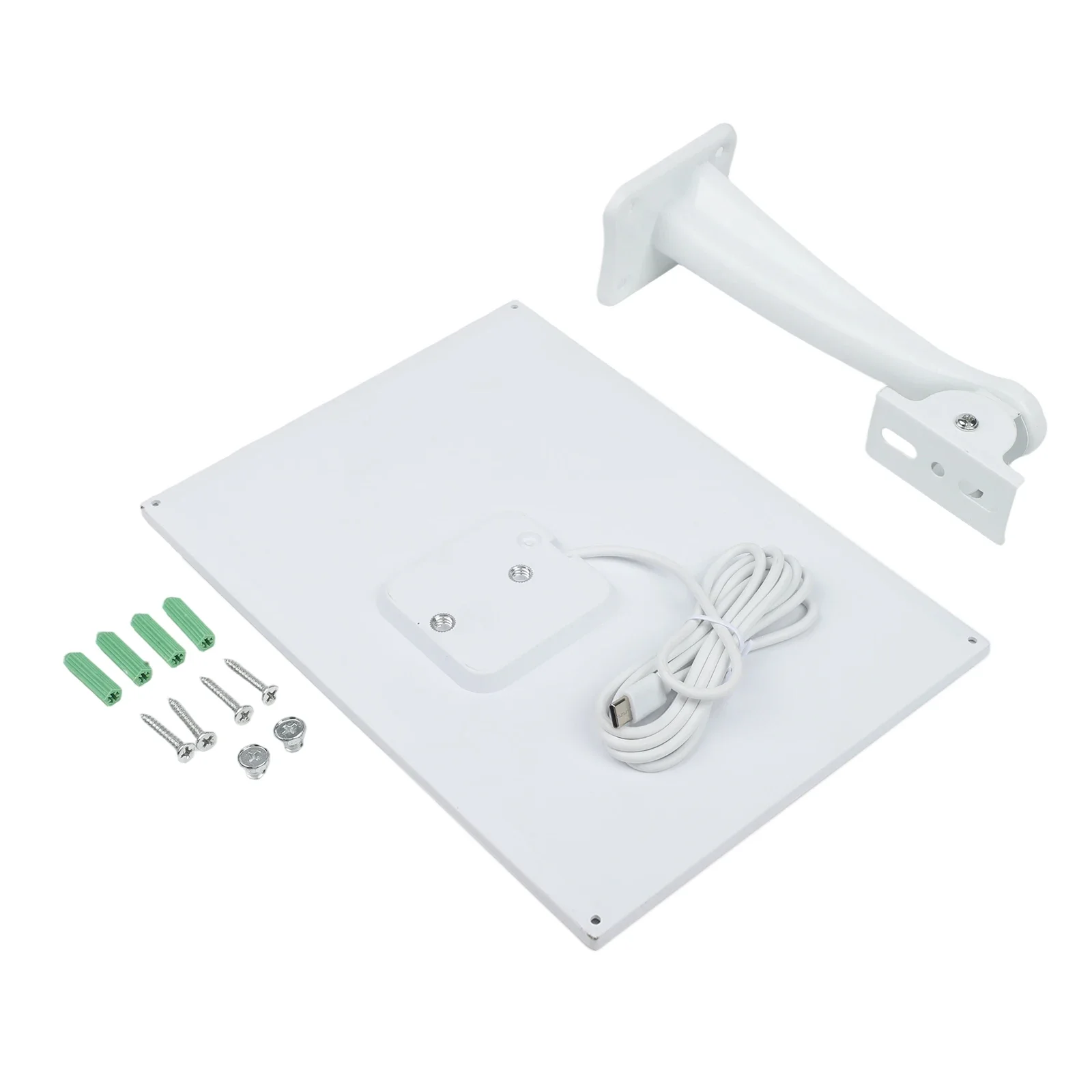 7W Solar Panel for Chicken Door - Waterproof IP65 Rated 360 Degree Adjustable Mount 23x18x5cm ABS Construction