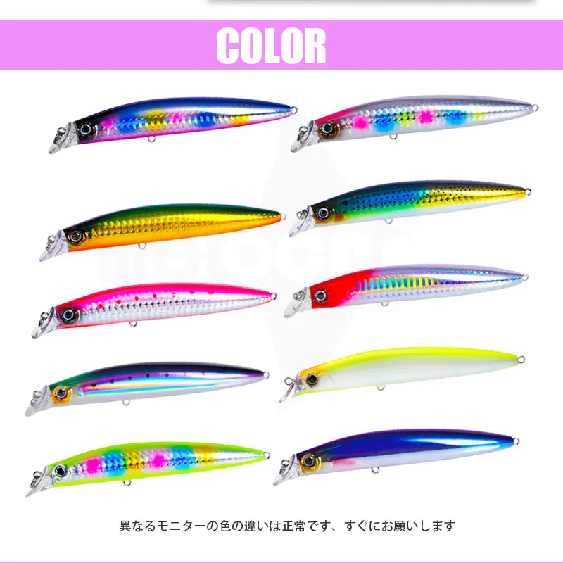 Long Distance Minnow Fishing Lure Swimming 115mm 15g Floating Popper Wobblers Accesorios Pesca Seabass Isca Artificial Equipment