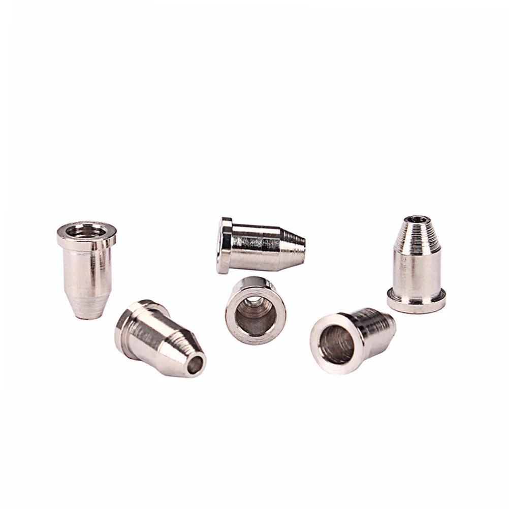 

6 Pcs Guitar String Cap Durable Flush Mounting Buckle for Acoustic Bass Guitars Through Body Ferrule Accessories