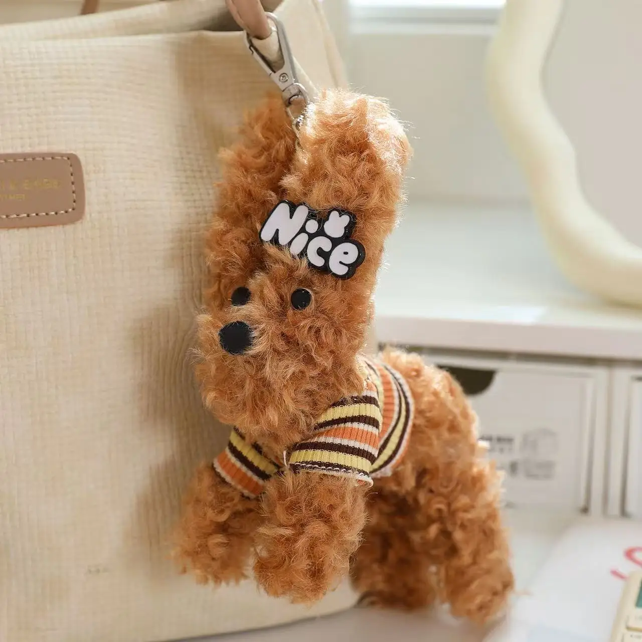 Le dernier sac à dos West Highland pendentif porte-clés poupée Kawaii peluche poupée dessin animé mignon cadeau approprié poupée amusante