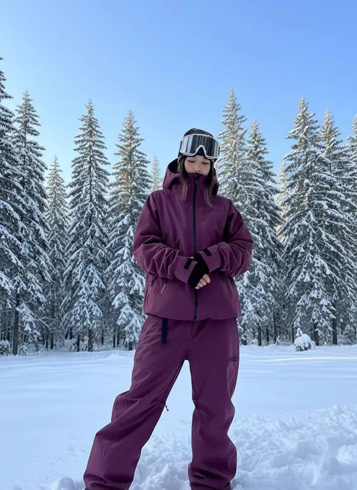 JOHN SNOW 2025 Unisex Professioneller Snowboard-Anzug Wasserdicht Winddicht Vollständig Versiegelte Nähte Skijacke & -Hose für Outdoor-Sportarten – Detail 11