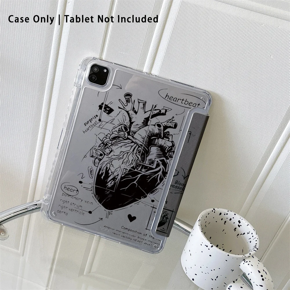 

Чехол для iPad, Smart Case, совместимый с iPad Air 6, Air 5,4, и совместим с iPad 10. — совместим с iPad Pro 2024.