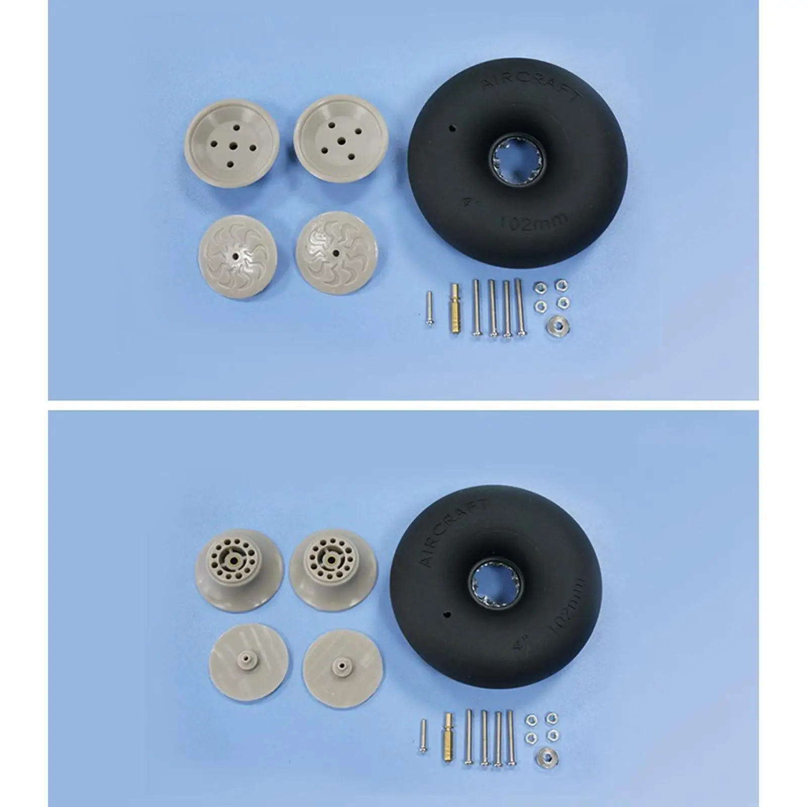 

RC Airplane Wheel Simple Installation Attachment Professional Aircraft Wheel