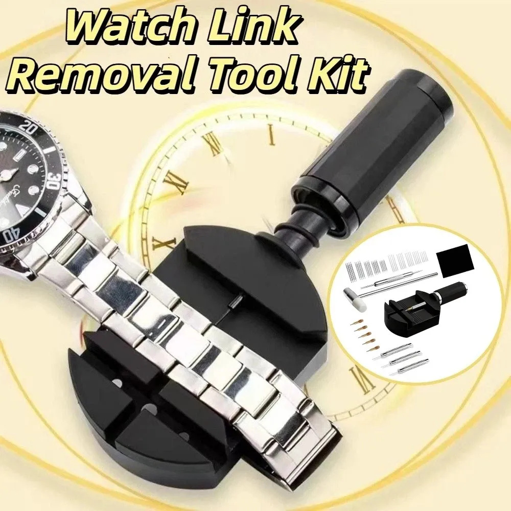 52Pcs/set Precision Watch Link Removal Tool Kit Durable Pin Extraction Strap Chain Pin Remover Watch Regulator