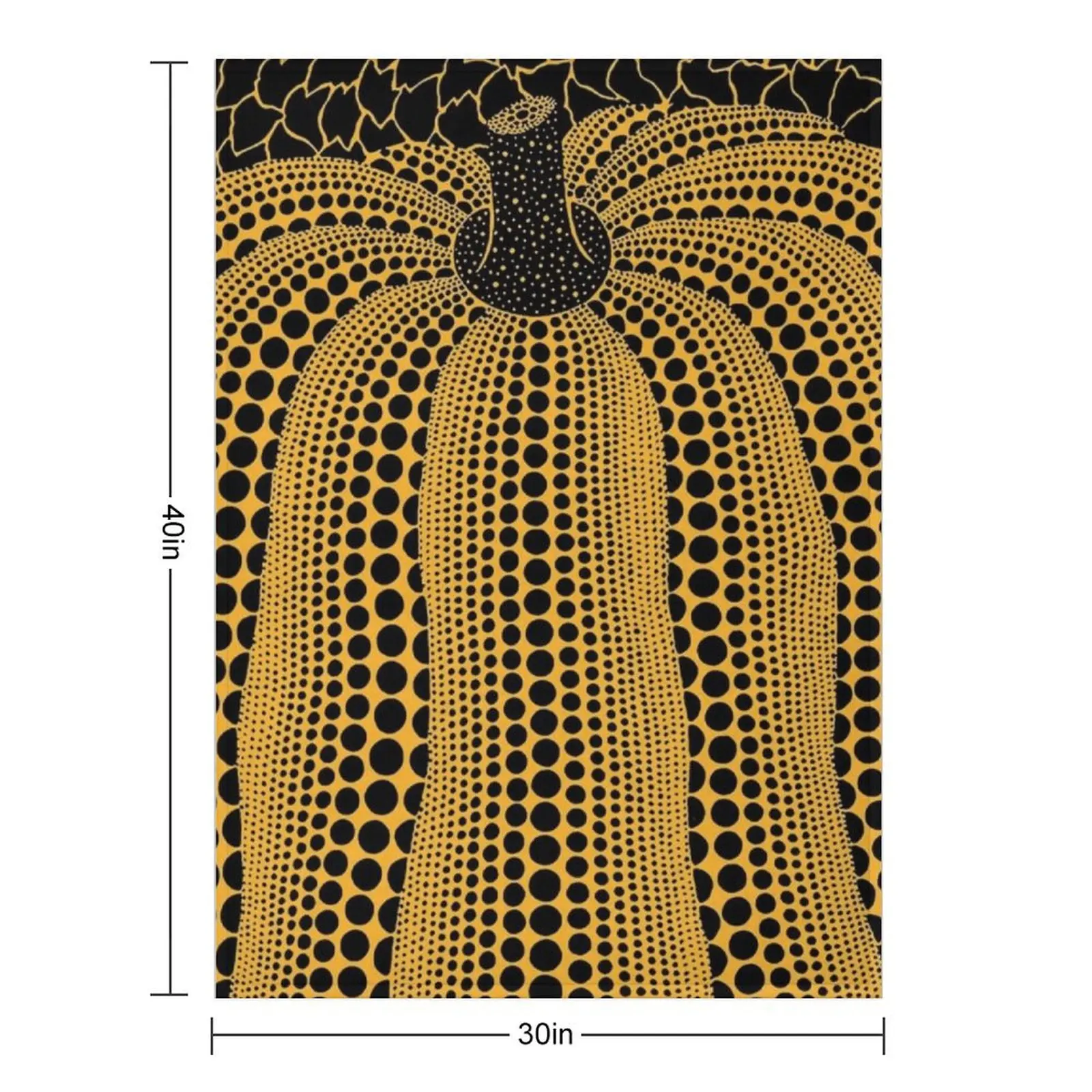 Yayoi Kusama Pumpkins Forever Throw Blanket Giant Sofa Blankets Sofas Of Decoration Bed covers Polar Blankets