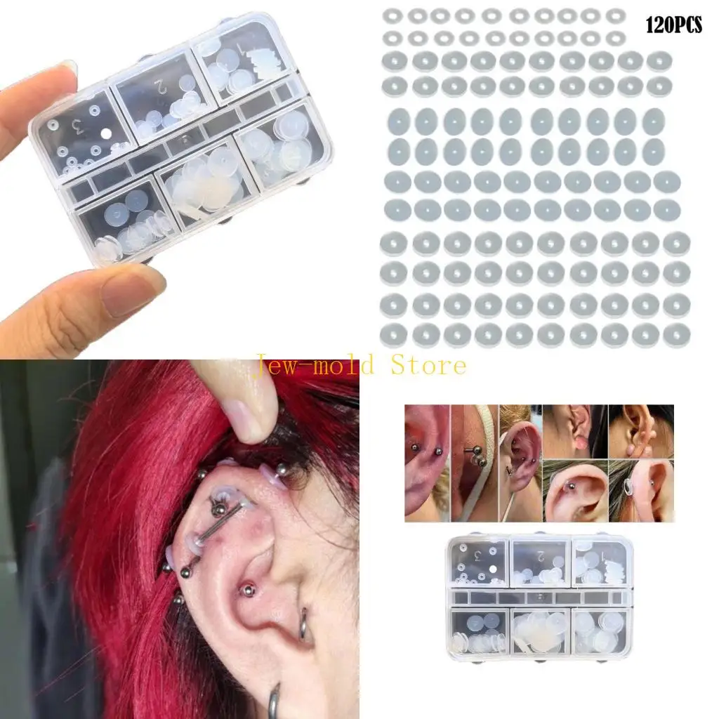 C71B Verstelbare Siliconen Oogzorg Disc Navel Tong Anti Invagination Pakking