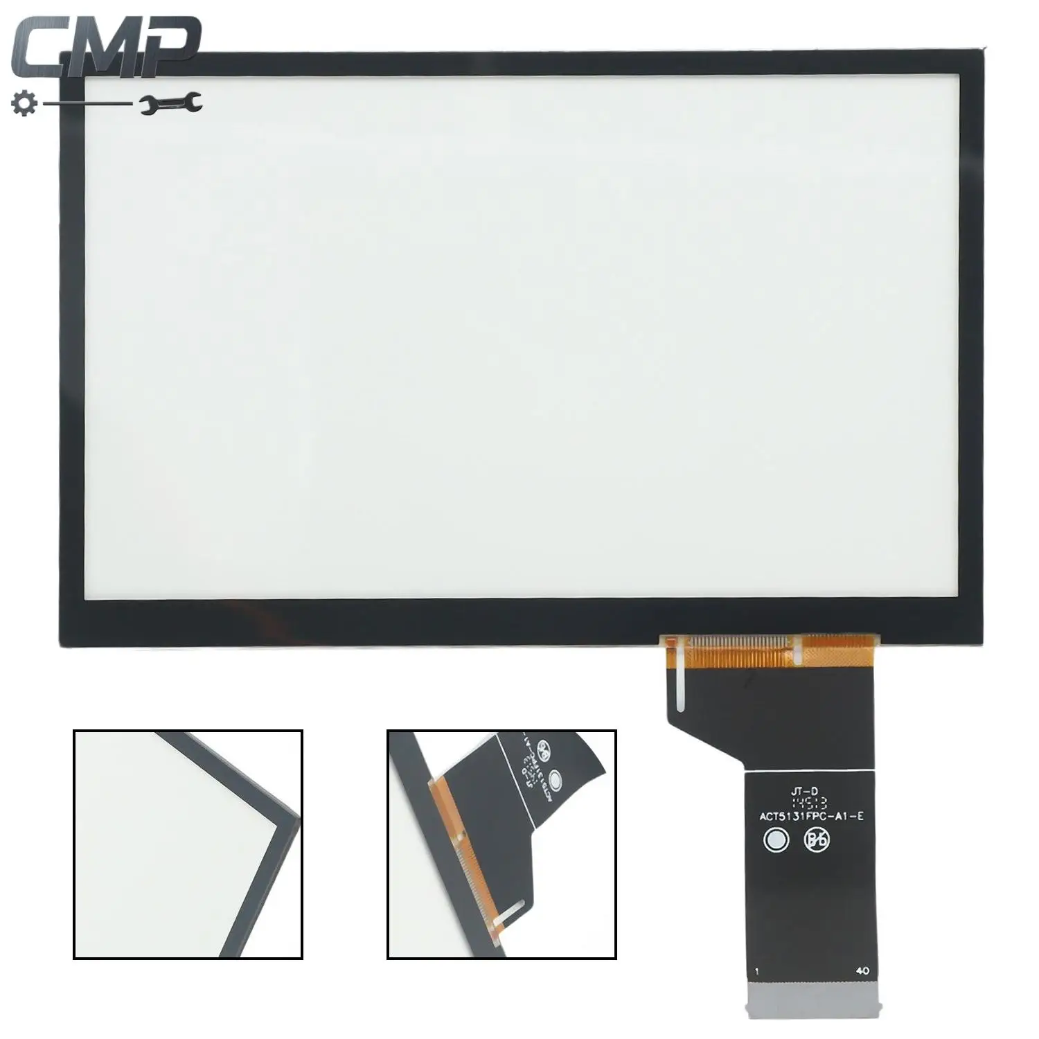 

6.3 Inch 40 Pins Car LCD Touch Screen Panel WVGA0633F00039 WVGA0633F00045 for VW Golf Polo Jetta Passat CC Tiguan Caddy Amarok