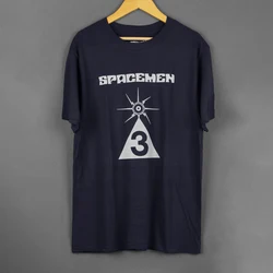 Spacemen 3 T-Shirt Acid Psychedelic Rock Band Sonic Youth Pixies Men's Clothing Short Sleeve Summer Cotton Loose Printed Shirt