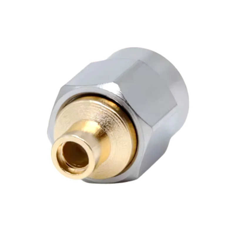 1PC  SMA-JB2 stainless steel screw socket SMA pin internal thread needle welding Blue Cable RG405/670-086 line connector DC-6GHz