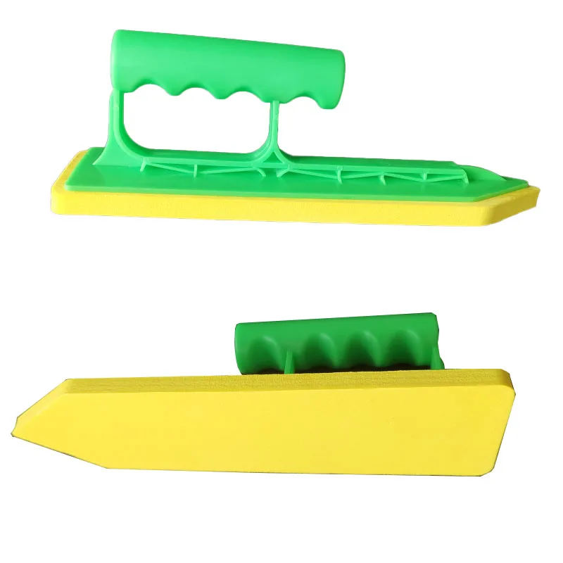 Sponge Srowel  Tile Caulking Plastic Trowel Mason Plastering Rubber Diatom Mud Sponge Caulking Tool