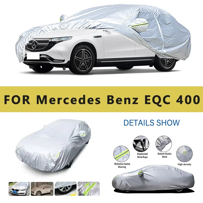 

For Mercedes Benz EQC 400 4MATIC Car Cover Outdoor Protection Covers Snow Sunshade Waterproof Dustproof Car Accessories