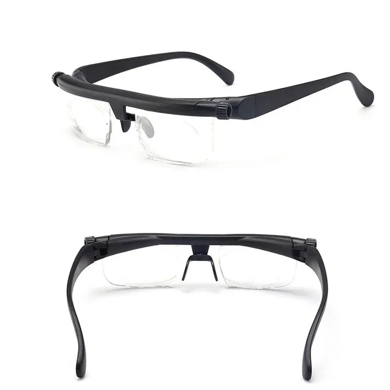 

Adlens Focus Adjustable Men Women Reading Glasses Myopia Eyeglasses -6D to +3D Diopters Magnifying Variable Strength