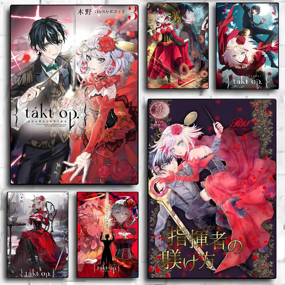 Affiche HD de l'anime T-Takt Op Destiny, peinture murale, décoration murale pour salon, décoration de la maison et cadeaux