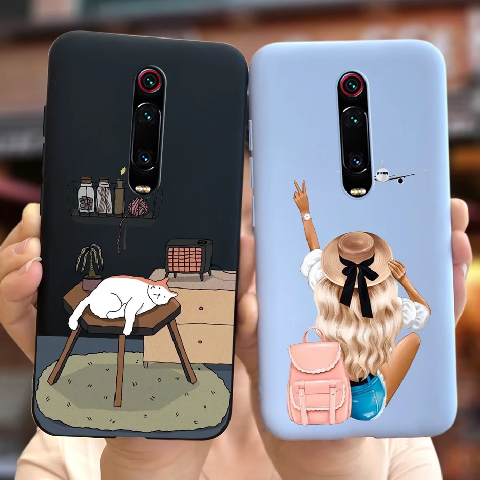 For Xiaomi Mi 9T Case Cute Fashion Cartoon Cover Soft Silicone TPU Phone Case For Xiaomi Mi 9T Pro Mi9T Back Cover 6.39'' Bumper