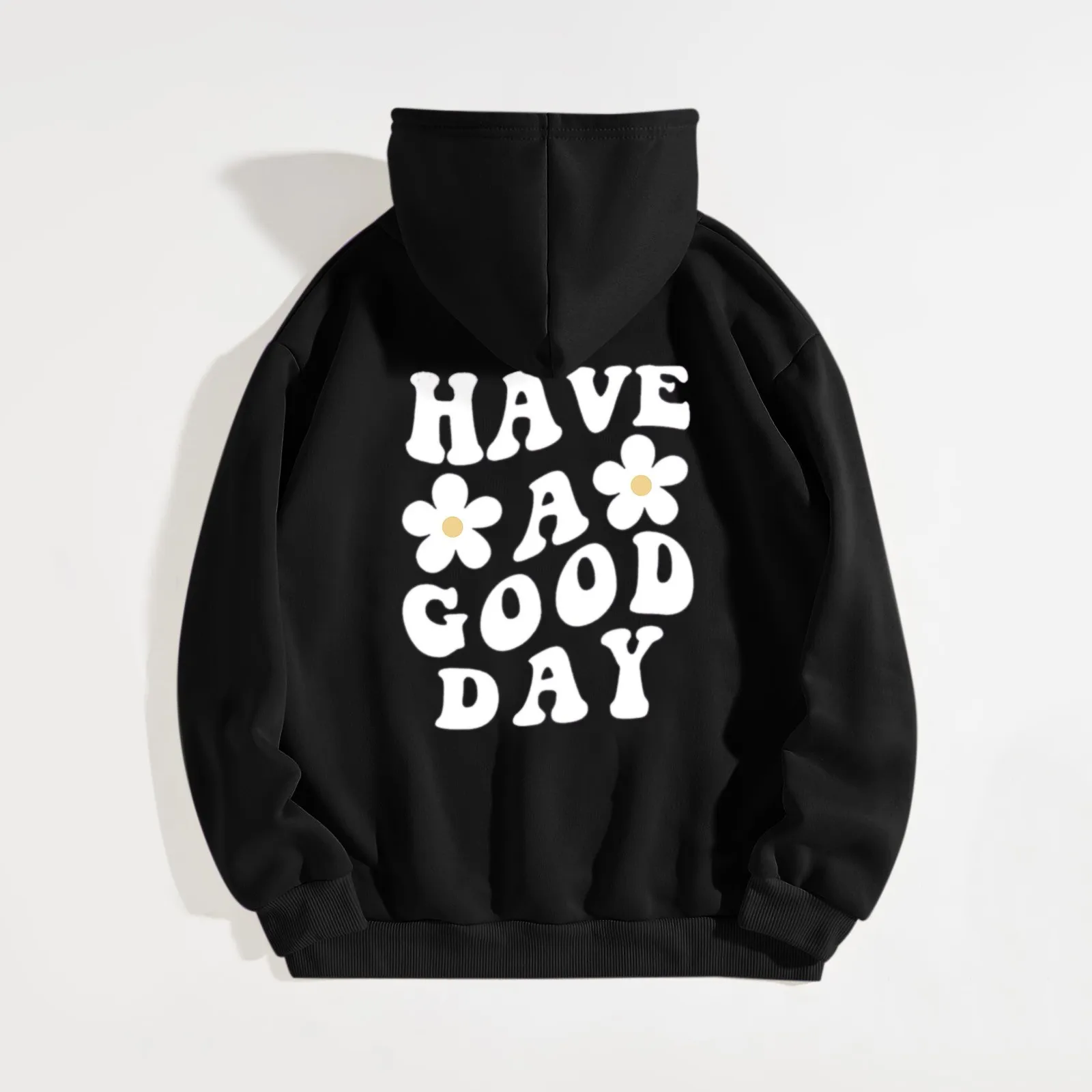 

Women Fashion Slogan Graphic Print Hoodie Long Sleeve Hooded Sweatshirt Top Pullover Slogan Graphic Drop Jacket Dresses Casual