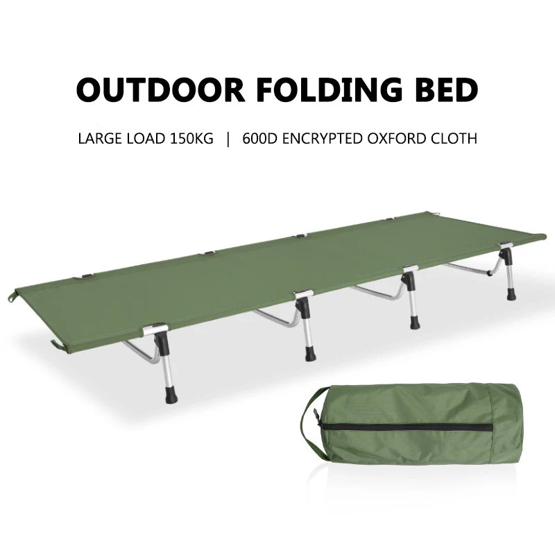 JETSHARK Outdoor Portable Aluminium Camping Picnic Excursion Lightweight Folding Bed With Strong Structure