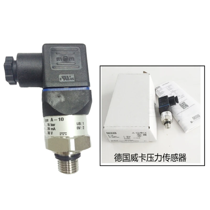 A-10 German Imported Wika Pressure Sensor Absolute Pressure Transmitter For Various Ranges S-10 Excavator Accessories