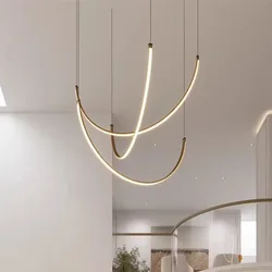 Postmodern LED Pendant Light Designer Creative Art Living Room Dining Room Staircase Villa Chandelier Indoor Lighting Appliances