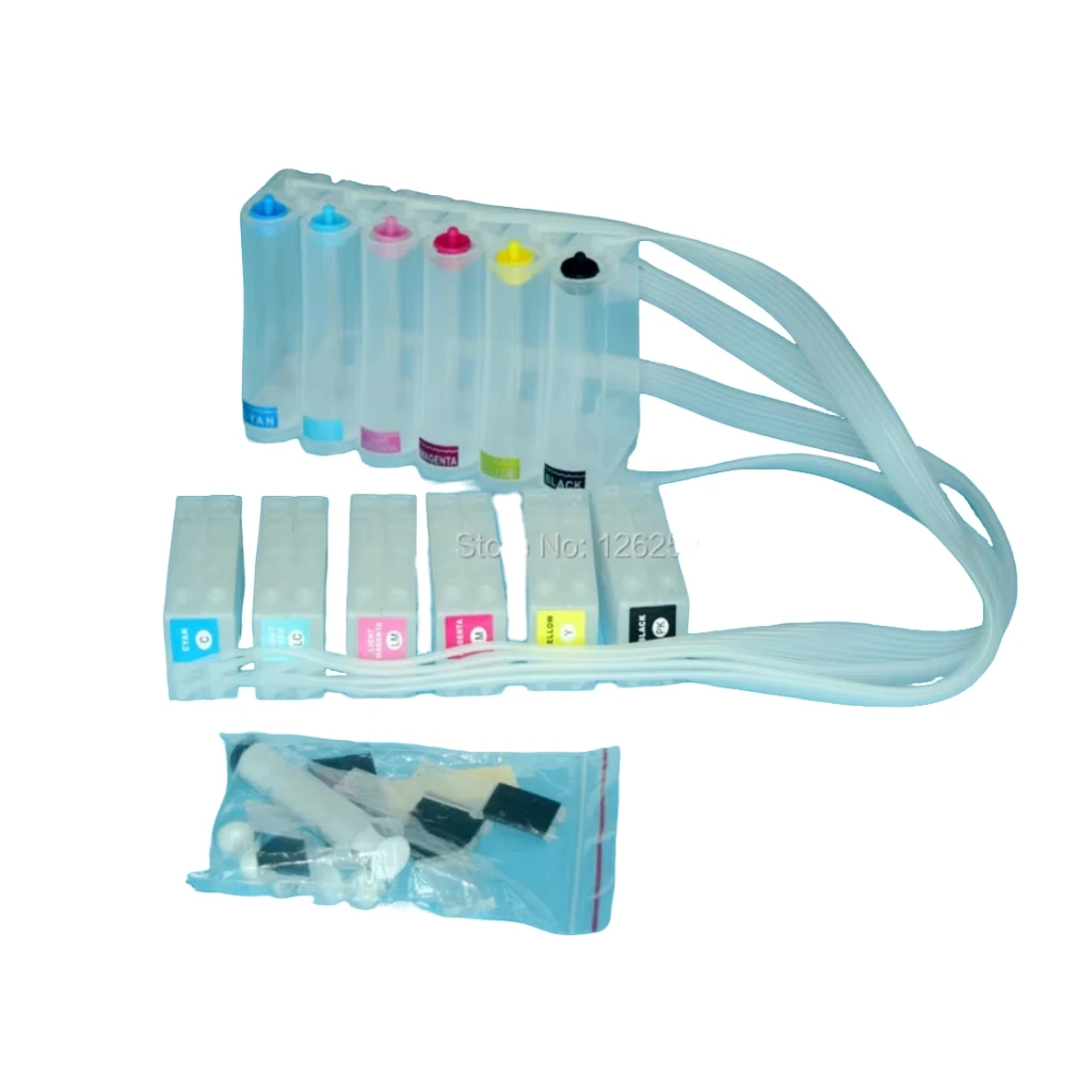 

PJIC1-PJIC6 Пустая объемная система Ciss без чипа для принтеров Epson PP100 PP100N PP50 PP100AP PP50BD PP100BD PP-100 PP-50