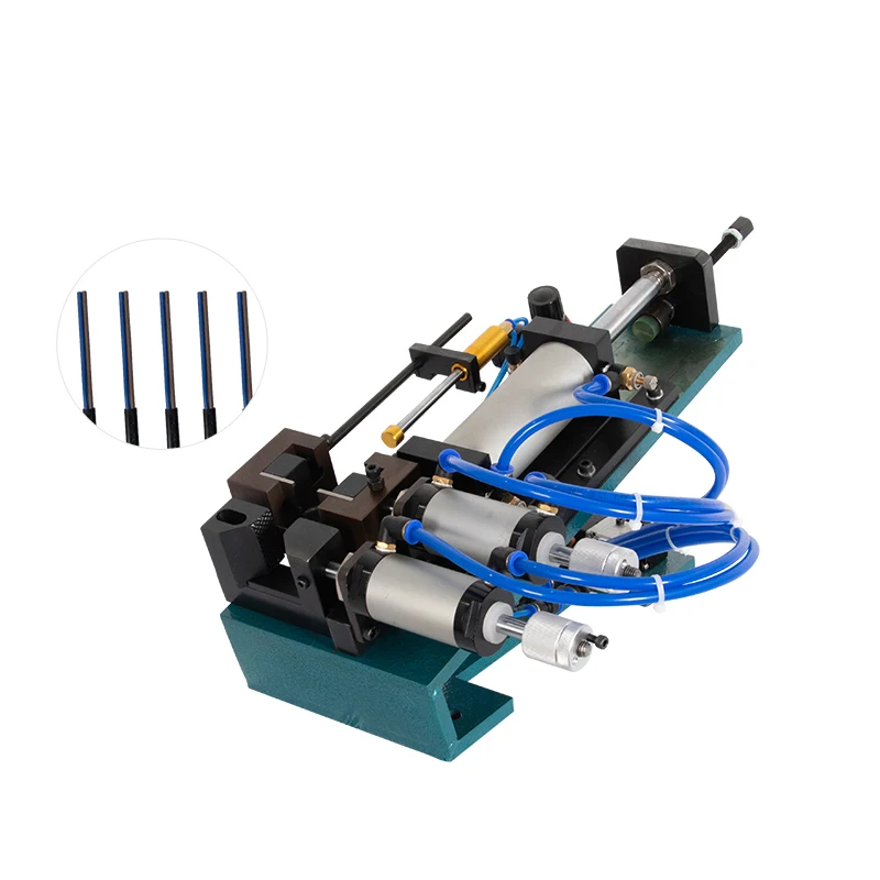 

110V/220V Semi-automatic Pneumatic Wire Stripping Machine Copper Cable Peeling Machine Wire Stripper with Foot Pad 5mm