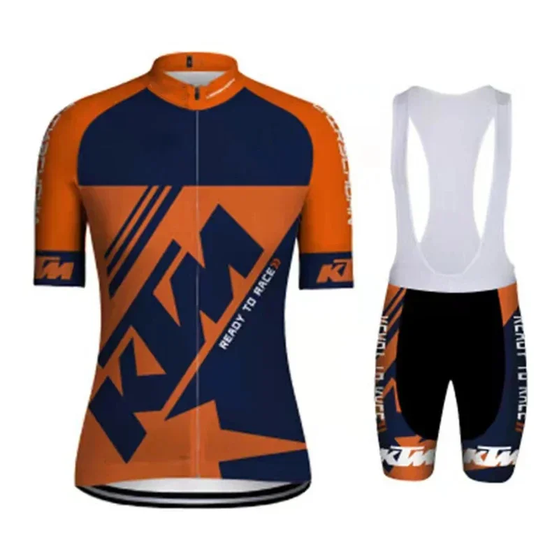 Ktm Pro Team 2025 Summer Cycling Jersey Suit Men\'s Breathable Mountain Bicycle Clothing Set Bike Mountain Maillot Ropa Ciclismo