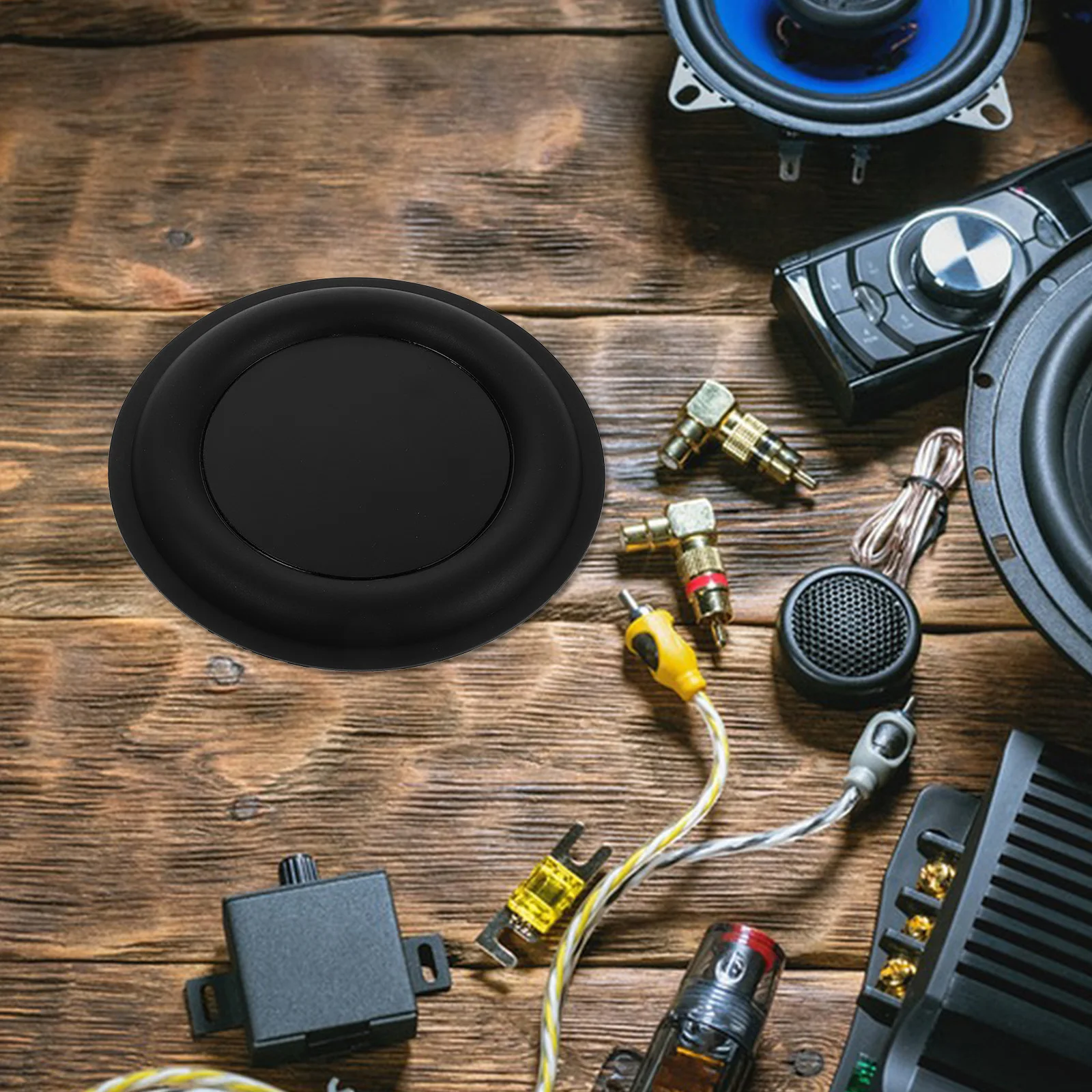 

6.5 Inch Bass Speaker Passive Radiator Diaphragm Low Frequency Vibration Membrane For Vehicle Subwoofer Diy Repair Rubber