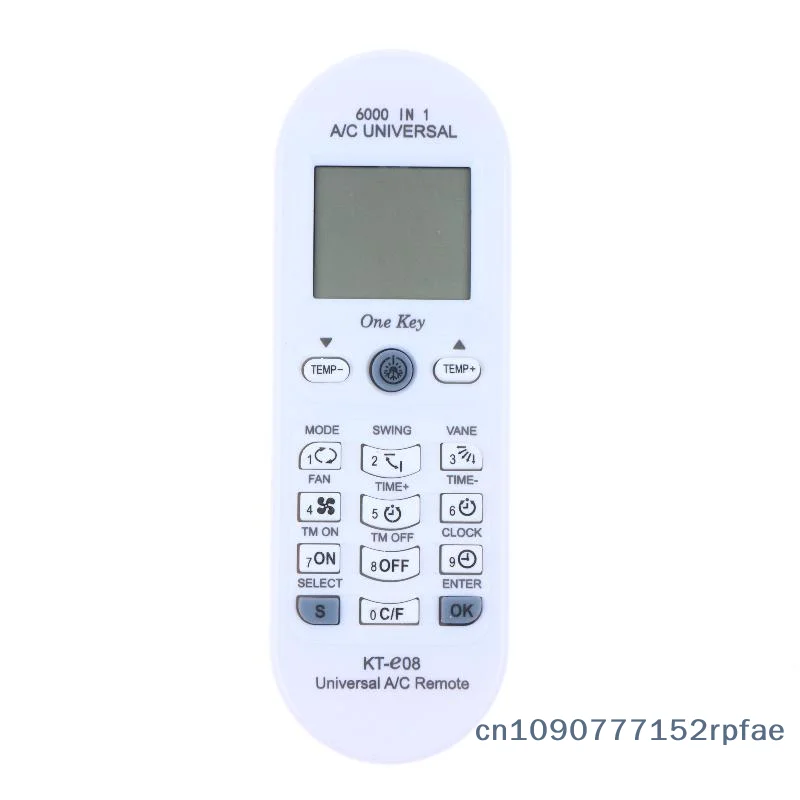 {NN72} Universal Air Conditioner Remote E08 6000 In 1 One Key Match Sensitive Long Distance Replacement Controller For Home AC