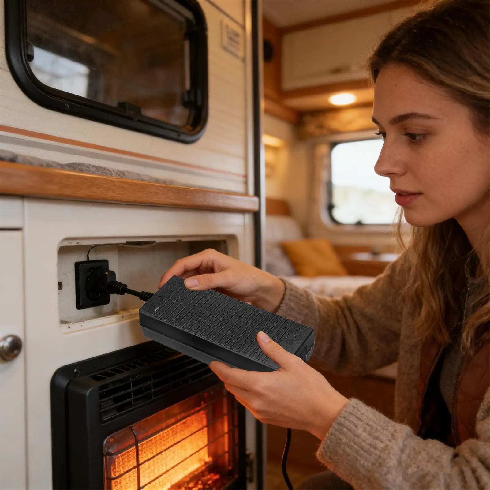 

Преобразователь 12 В в 110 В, автомобильный трансформатор 180 Вт, подходит для 5 кВт/8 кВт, автомобильный обогреватель, преобразователь для внутренней мастерской, автомобиля, гаража, улицы