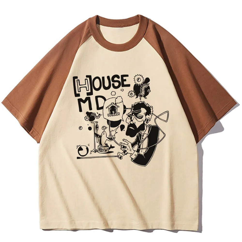 House Md t-shirts women elegant top girl anime funny harajuku clothes