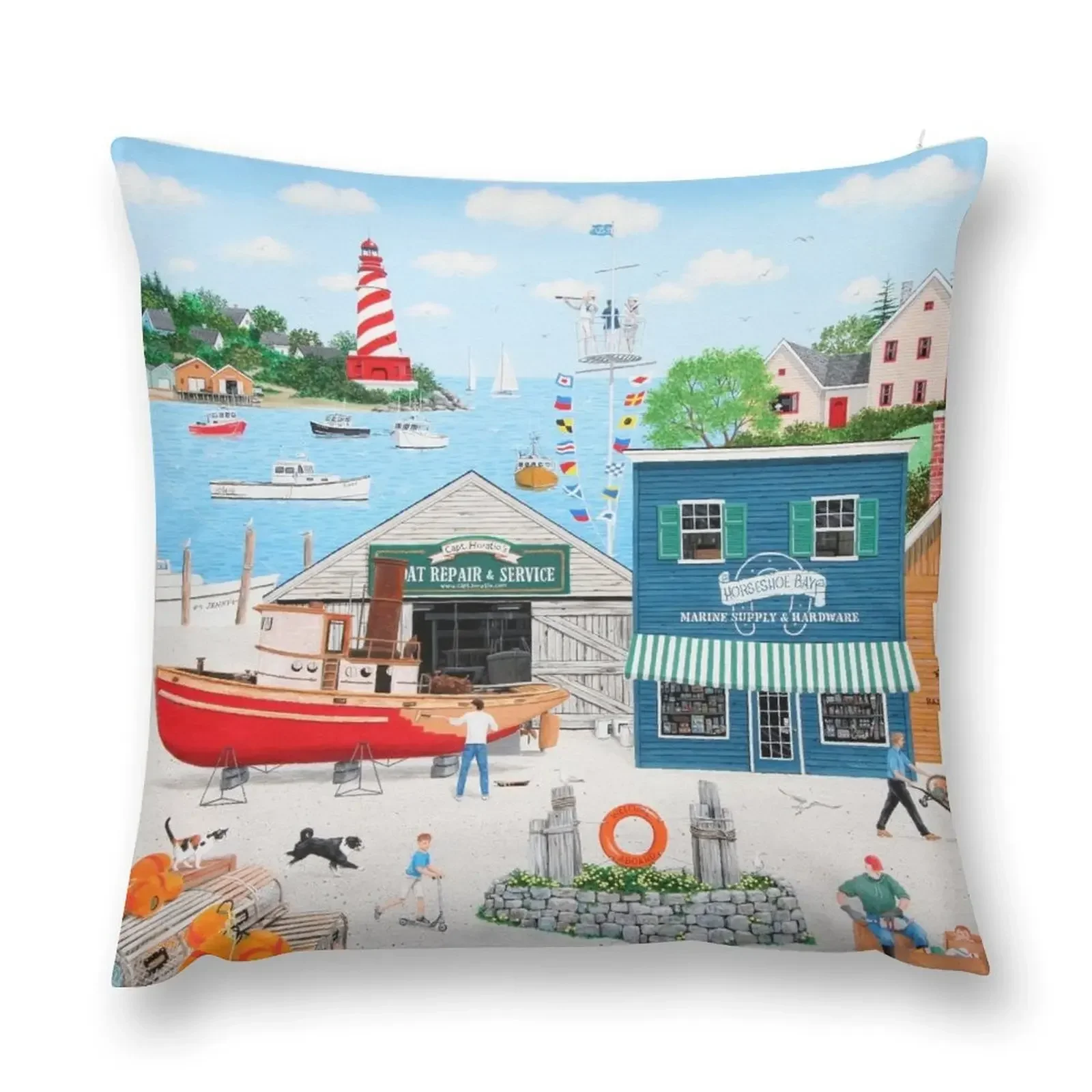 Where the Buoys Are Throw Pillow Luxury Pillow Cover Embroidered Cushion Cover Decorative Cushions For Luxury Sofa pillow