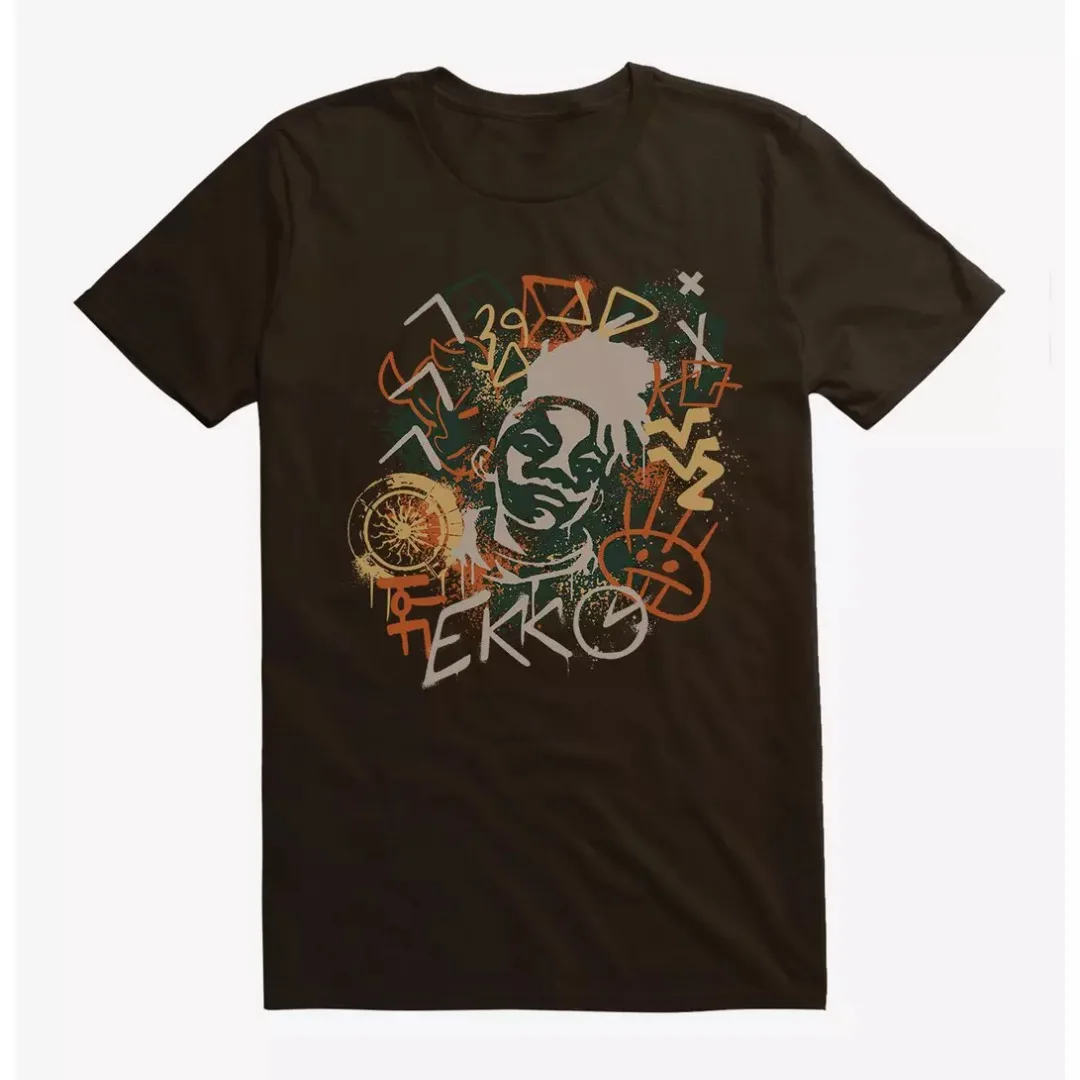 Fit Summer Game-related Anime Graphic Printed Men's American Retro Trendy Cotton Loose-fitting T-shirt Short Sleeves