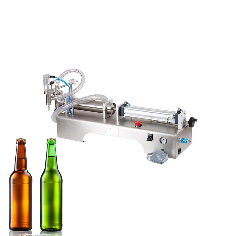 Liquid Filling and Capping Machine Small Automatic Production Line Glass Plastic Bottle Packaging