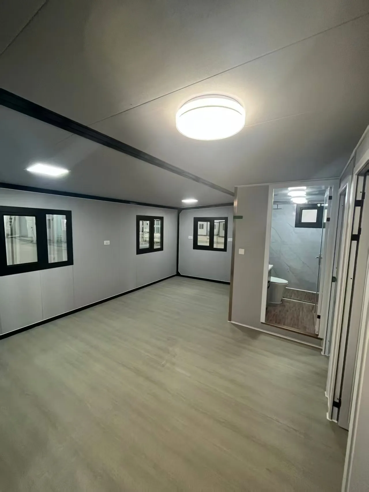 إيداع منزل قابل للطي مزدوج الجناح عالي الجودة مصنوع حسب الطلب؛ منزل حاوية قابل للتوسيع