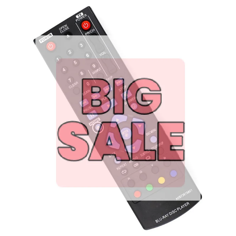 AKB73615801 Remote Control Replace For Blu-Ray Disc DVD Player BD220 BD630 BP125 BP125N BP200 BP220 BP220N BP320N BP325 BP320