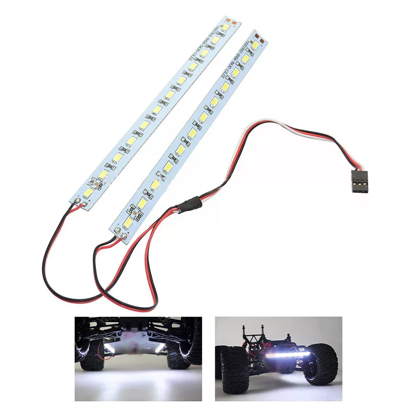 Light RC Car Chassis! 1Set For 1/10 1/8 RC Car Drift Buggy Crawler HSP Model Parts 24 LED Chassis Light