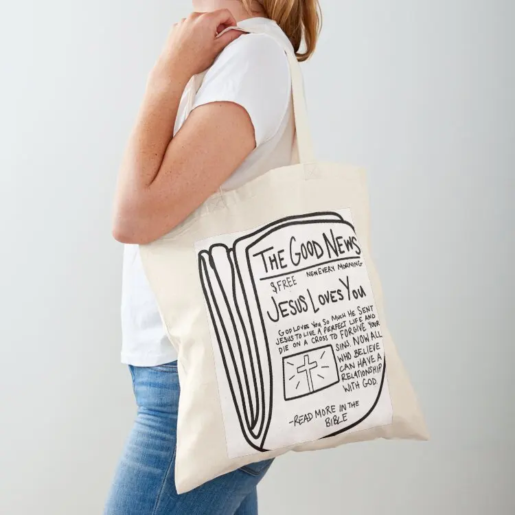 

Gospel - Good News Tote Bag female bag reusable shopping bags Women's bag custom tote