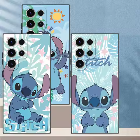 Disney Stitch Phone case for Samsung Galaxy S25 Plus Ultra S24 S23 Plus Ultra FE S22 S21 S20 Plus Ultra FE case