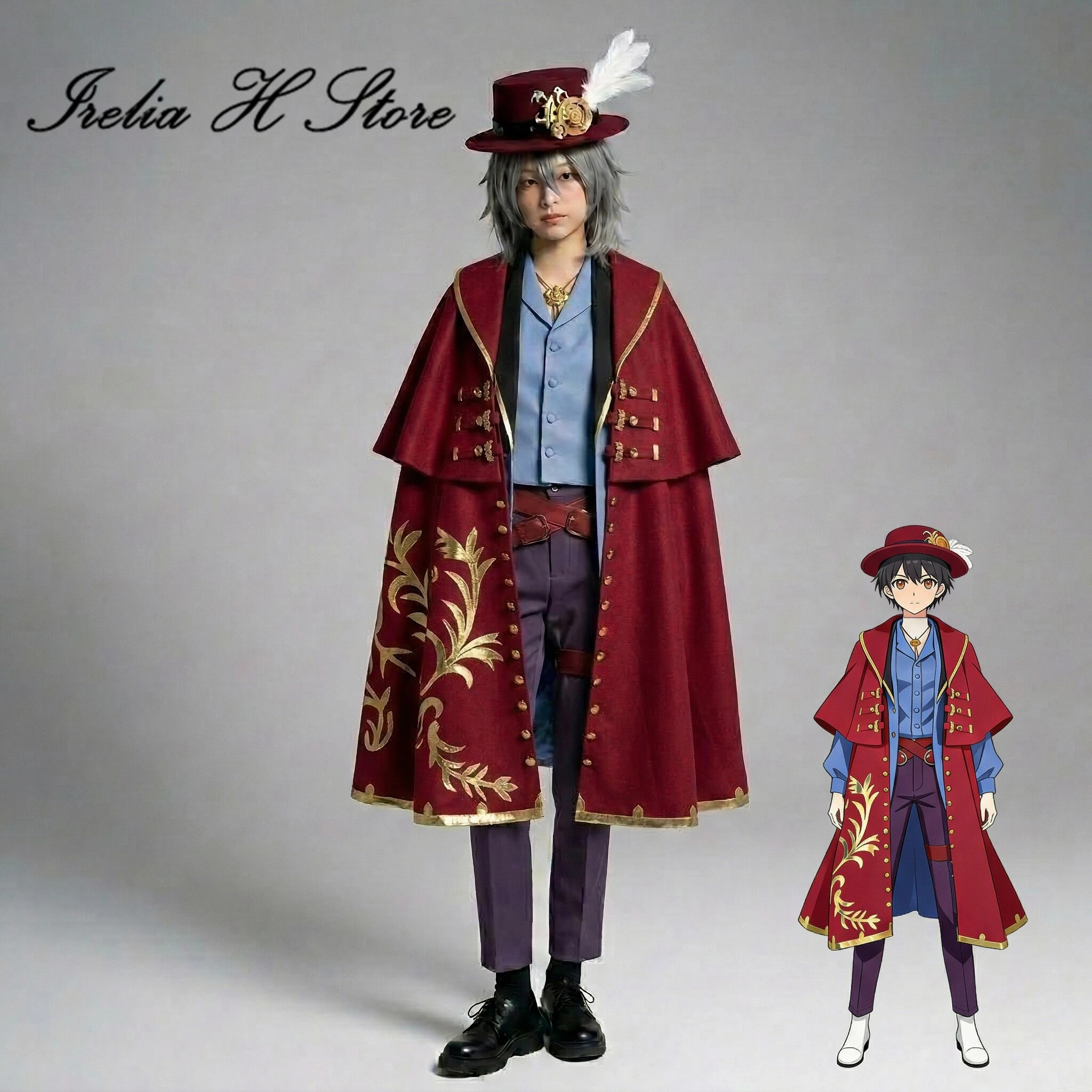 

Irelia H Jack the Ripper from Records of ragnarock Jack the Ripper Cosplay Costume Halloween Costumes cloak